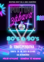 Neon Purple 80's Music Poster_A4